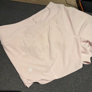 Athleta Soft Pink Running Shorts